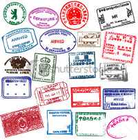 Visa stamps